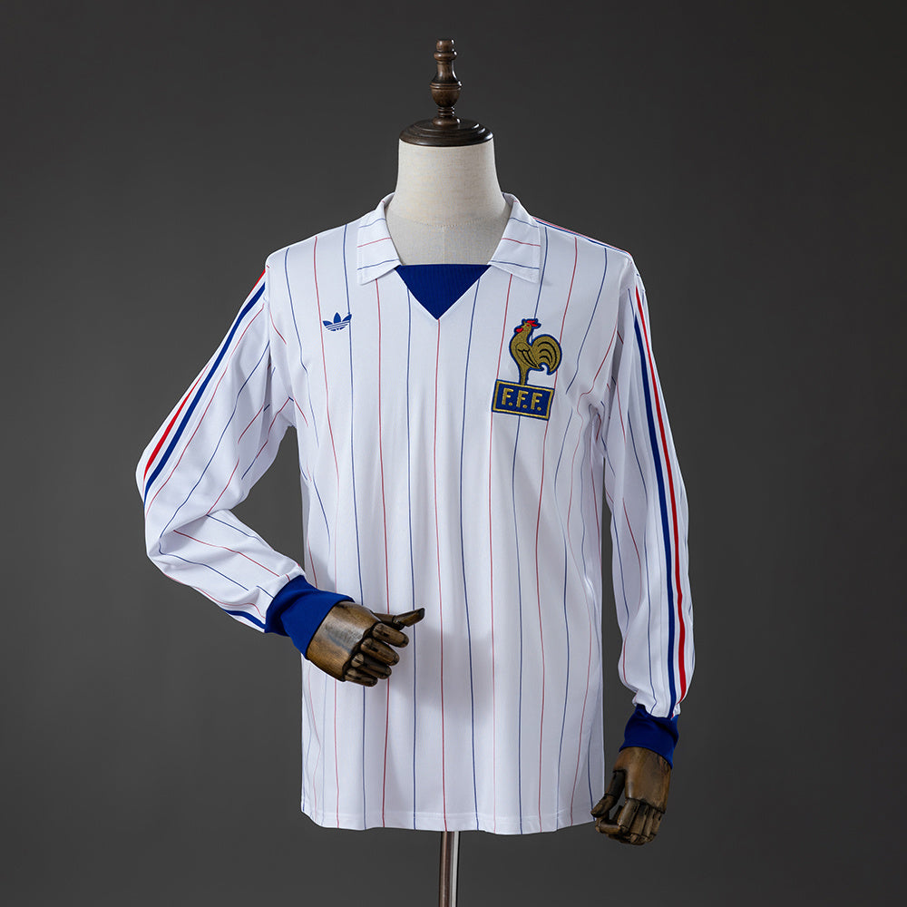 Camisola França Alternativa 80/82 Retro - Manga Comprida