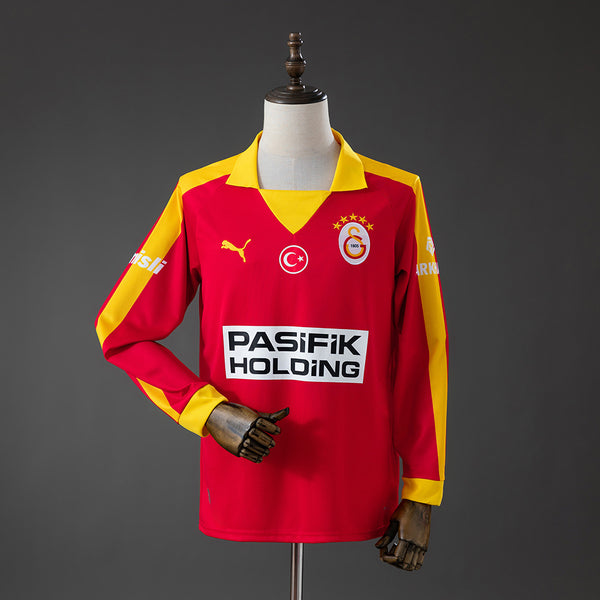 Camisola Galatasaray Edição Especial Vermelha 25/26 Retro - Manga Comprida