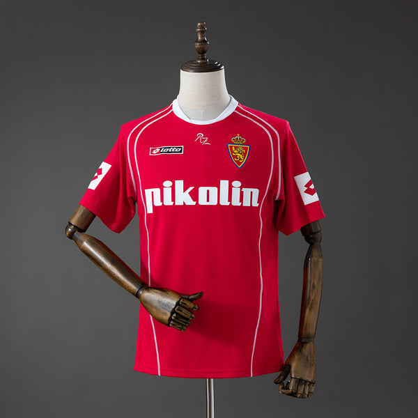 Camisola Real Zaragoza Alternativa 04/05 Retro