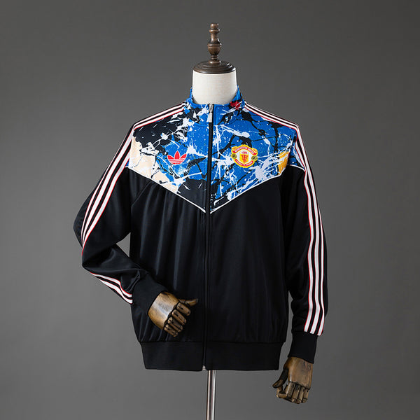 Casaco de Treino Manchester United x Stone Roses - Preto