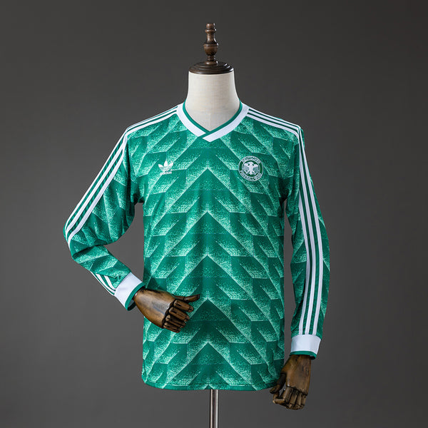 Camisola Alemanha Alternativa 90/91 Retro - Manga Comprida