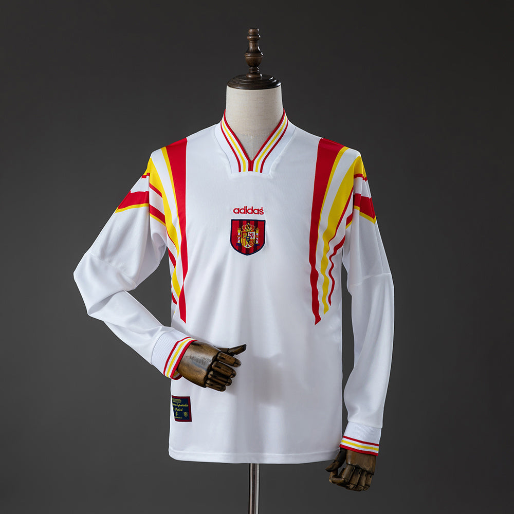 Camisola Espanha Alternativa 96/97 Retro - Manga Comprida