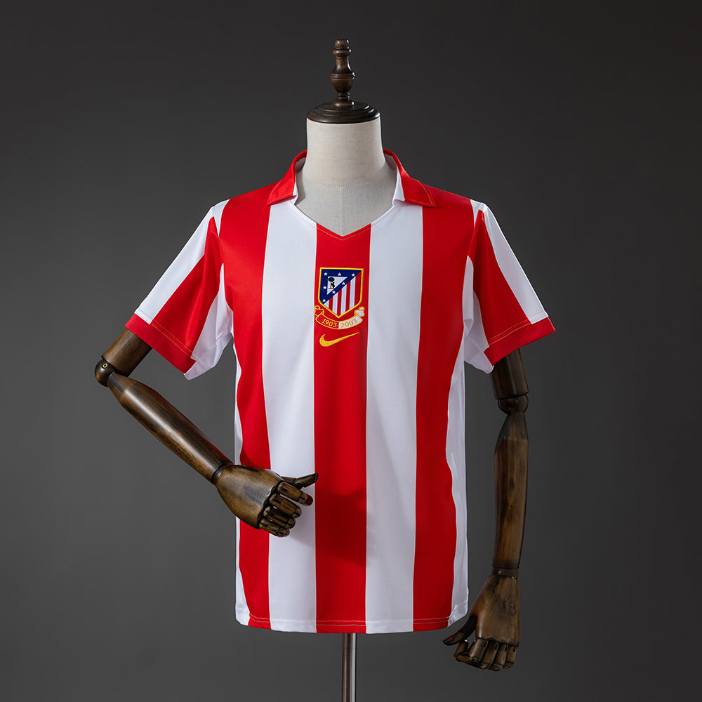 Camisola Atlético de Madrid Principal Edição Especial Centenário 03/04 Retro