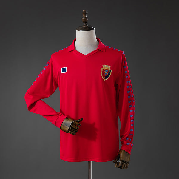 Camisola Osasuna Principal 83/84 Retro - Manga Comprida