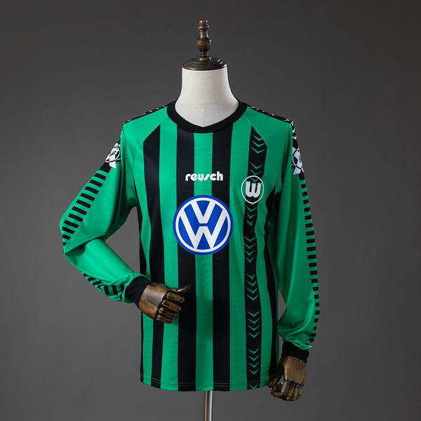 Camisola Wolfsburg Alternativa 95/96 Retro - Manga Comprida