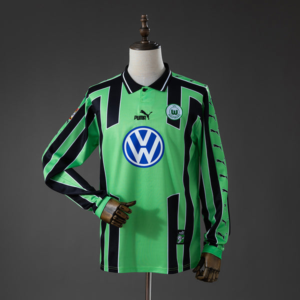 Camisola Wolfsburg Alternativa 99/00 Retro - Manga Comprida