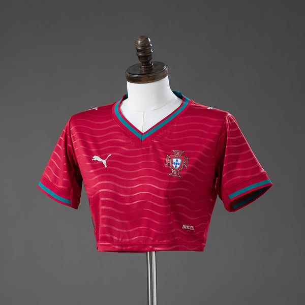 Camisola Portugal Principal 26/27 - Mundial 2026 - Versão Feminina