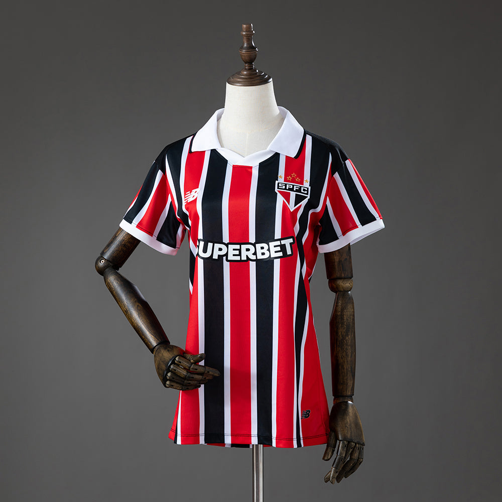 Camisola São Paulo Alternativa 26/27 - Versão Feminina (Modelo 2)