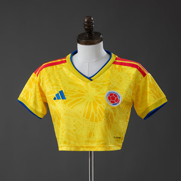 Camisola Colômbia Principal 26/27 - Mundial 2026 - Versão Feminina