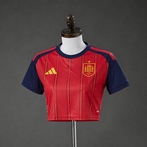 Camisola Espanha Principal 26/27 - Mundial 2026 - Versão Feminina