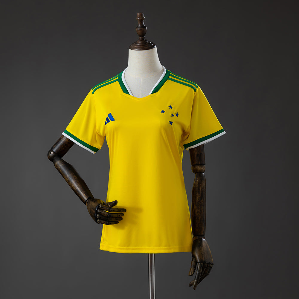 Camisola Cruzeiro Edição Especial Amarela 26/27 - Versão Feminina