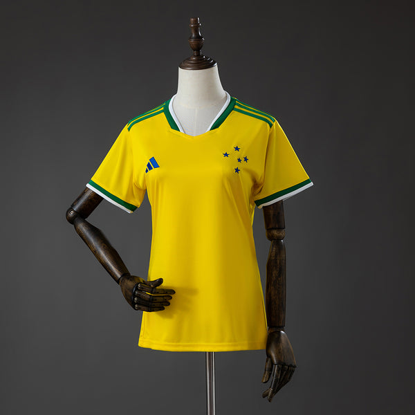 Camisola Cruzeiro Edição Especial Amarela 26/27 - Versão Feminina