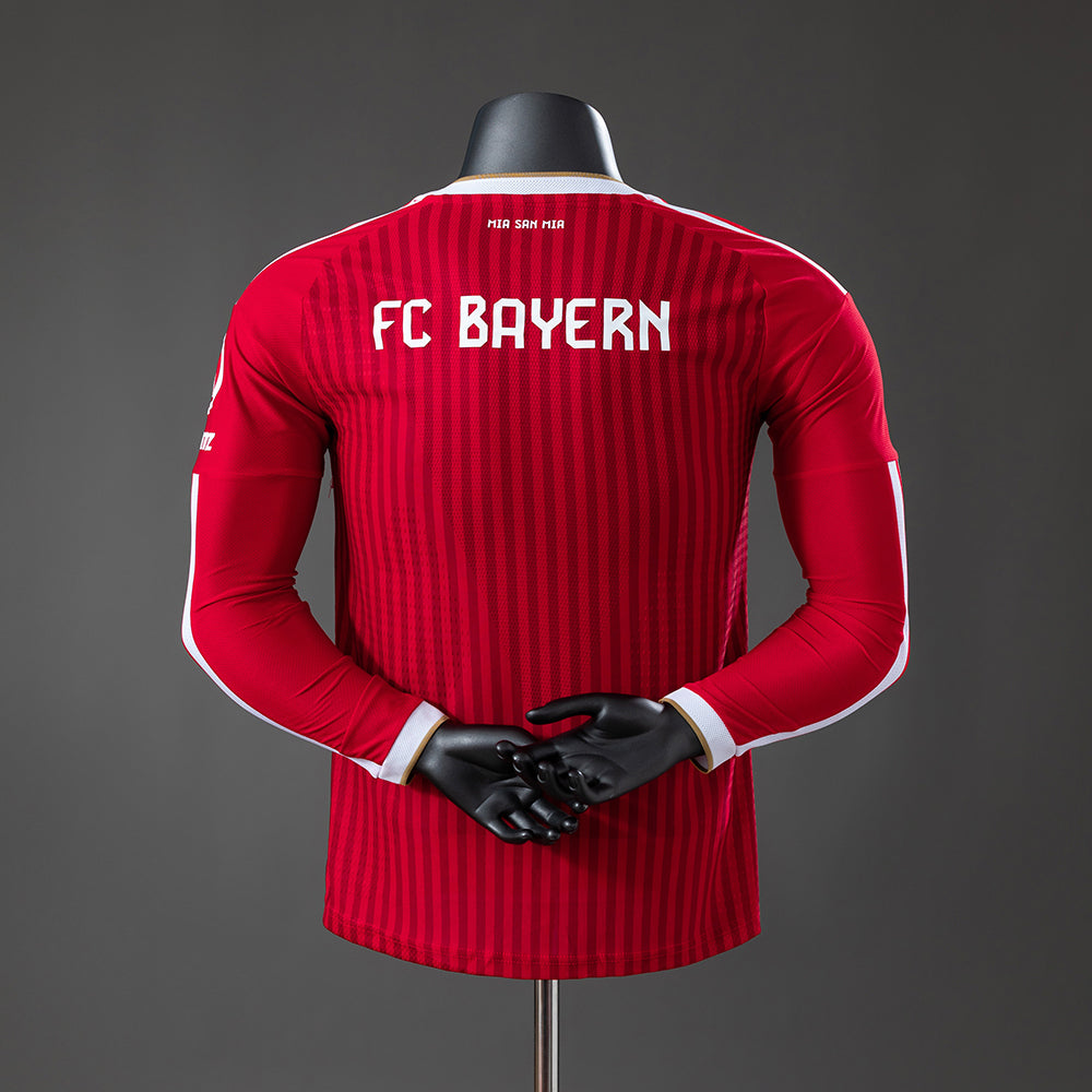 Camisola Bayern Munique Principal 26/27 - Manga Comprida - Versão Jogador