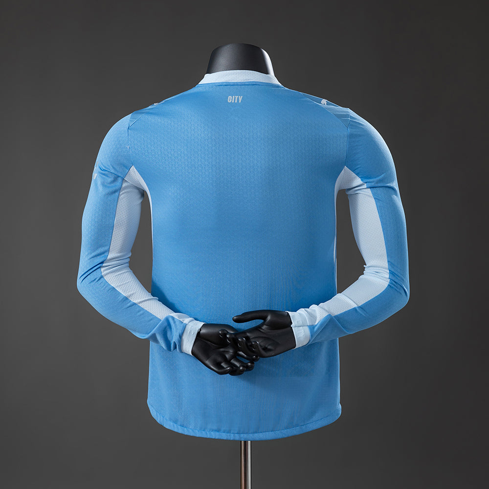 Camisola Manchester City Principal 26/27 - Manga Comprida - Versão Jogador