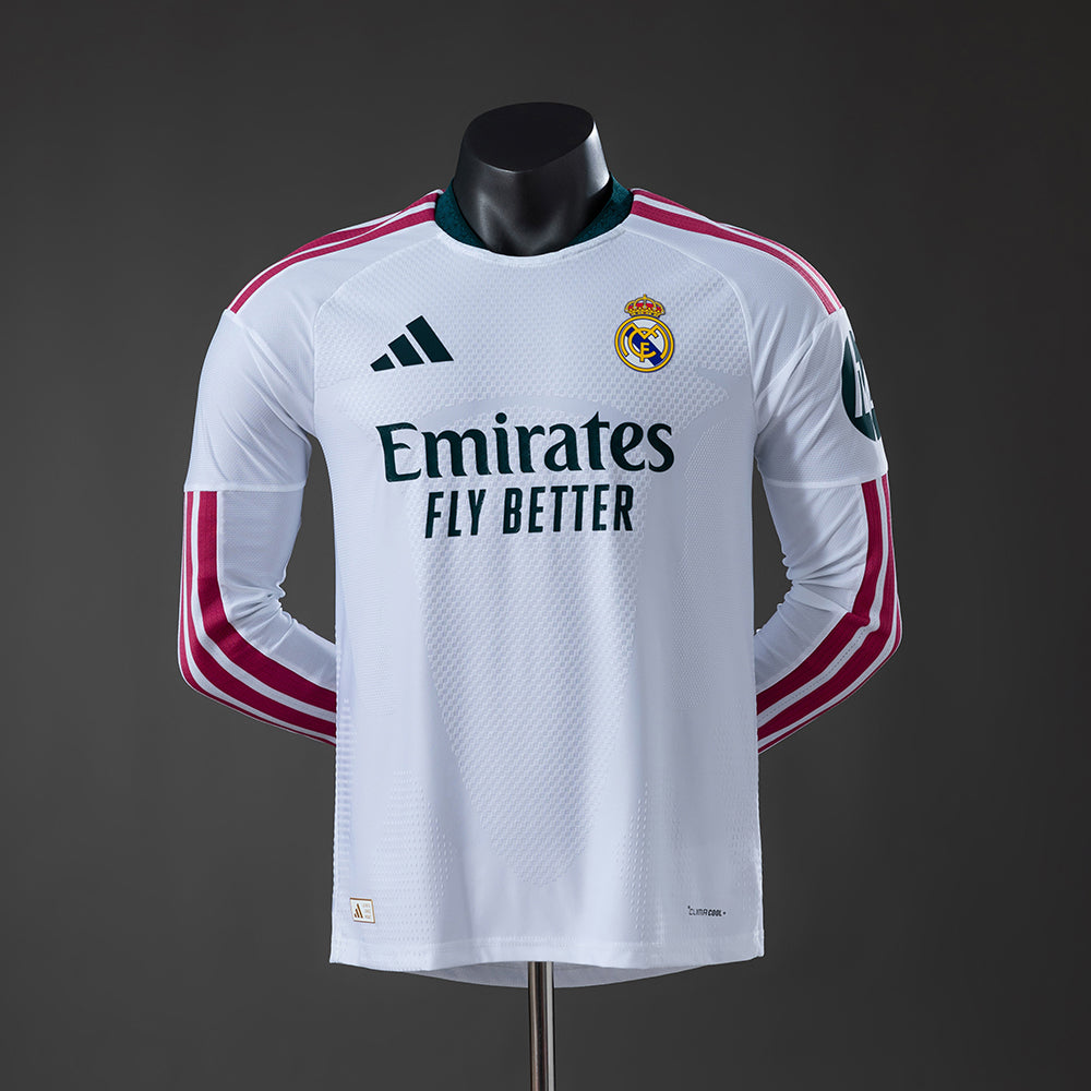 Camisola Real Madrid Principal 26/27 - Manga Comprida - Versão Jogador