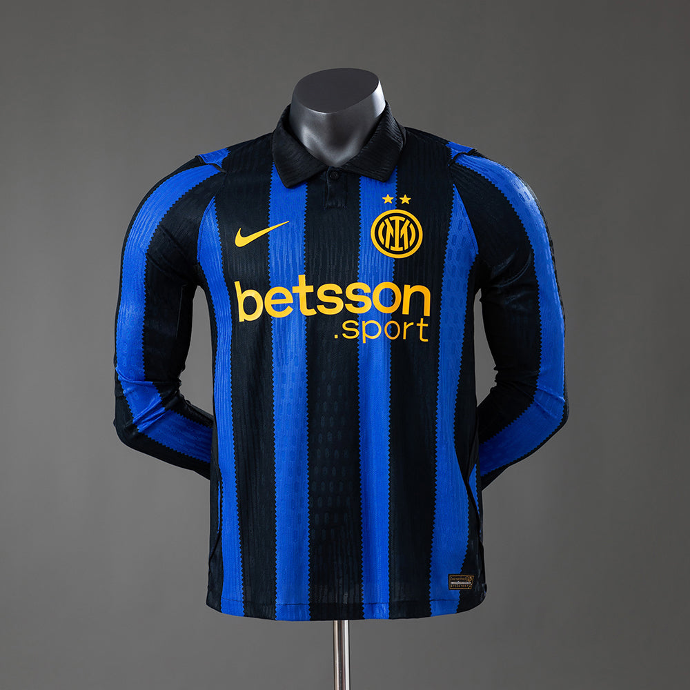 Camisola Inter de Milão Principal 26/27 - Manga Comprida - Versão Jogador