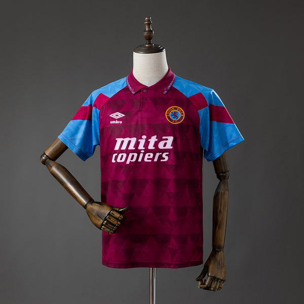 Camisola Aston Villa Principal 90/92 Retro