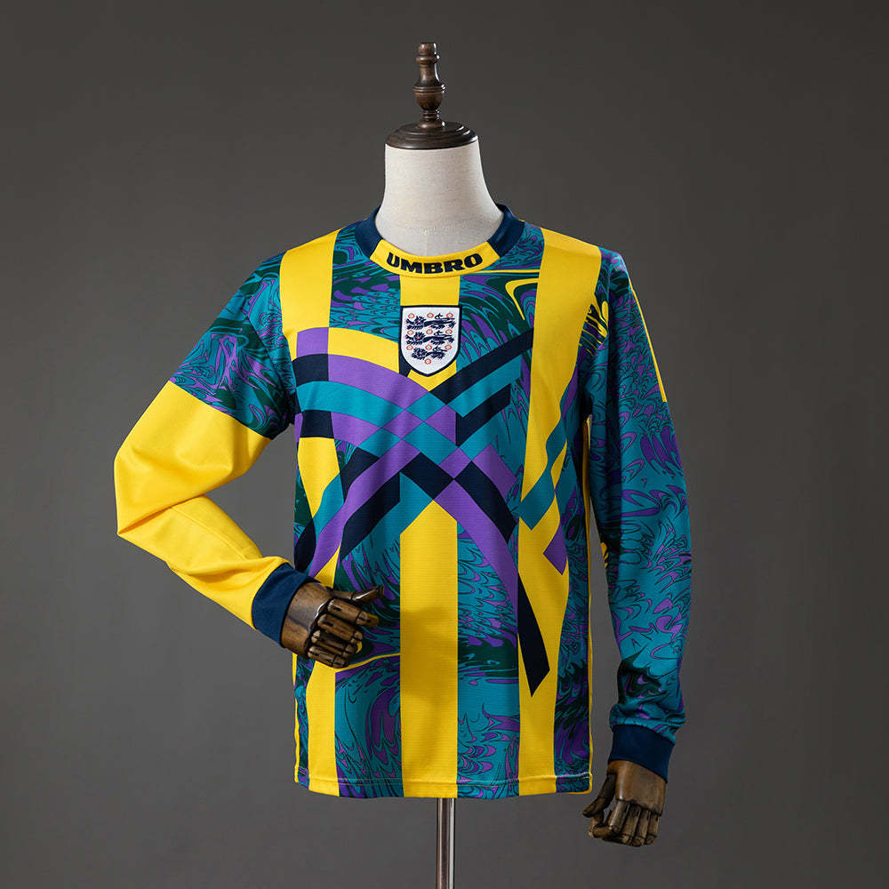 Camisola Inglaterra Guarda-Redes 95/96 Retro - Manga Comprida
