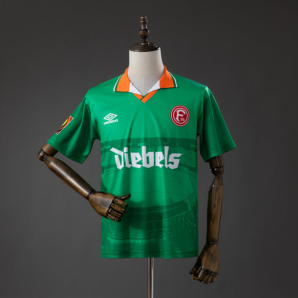 Camisola Fortuna Düsseldorf Alternativa 96/97 Retro