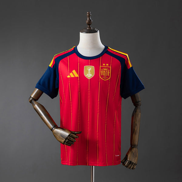 Camisola Espanha Principal Edição Campeã 2 Estrelas 26/27 - Mundial 2026