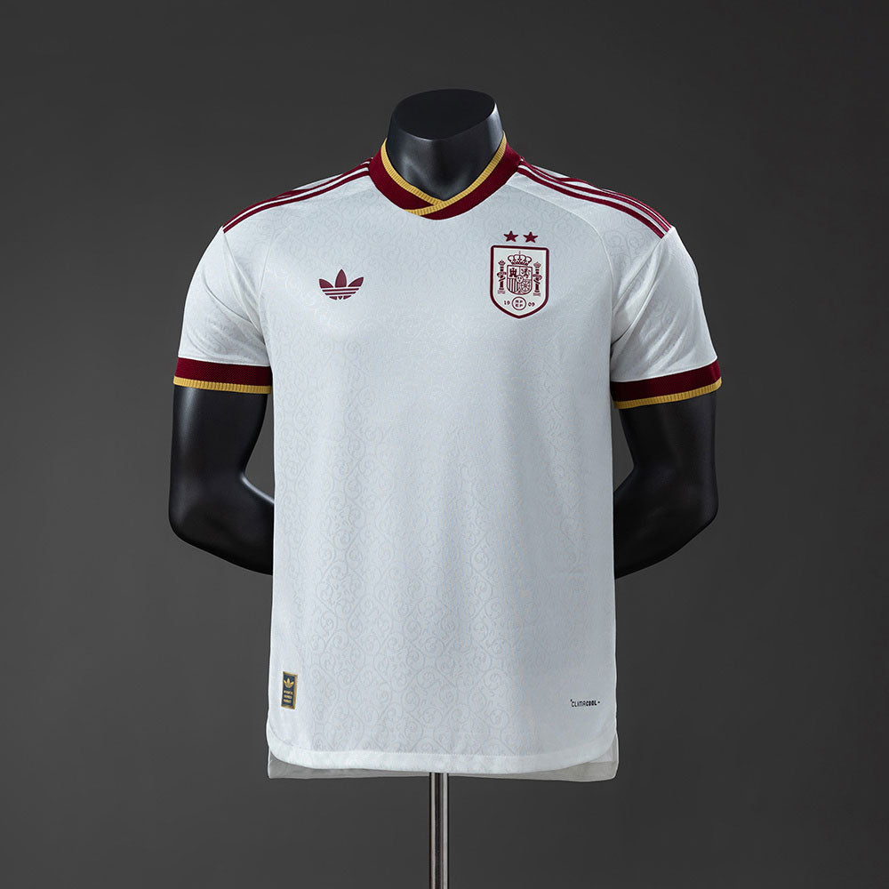 Camisola Espanha Alternativa Edição Campeã 2 Estrelas 26/27 - Mundial 2026 - Versão Jogador