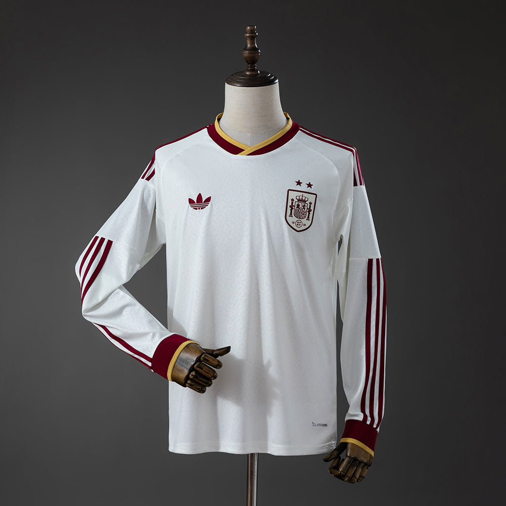 Camisola Espanha Alternativa Edição Campeã 2 Estrelas 26/27 - Mundial 2026 - Manga Comprida