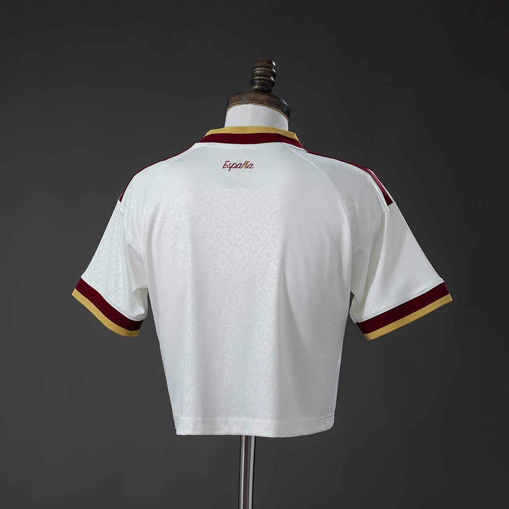 Camisola Espanha Alternativa Edição Campeã 2 Estrelas 26/27 - Mundial 2026 - Versão Feminina