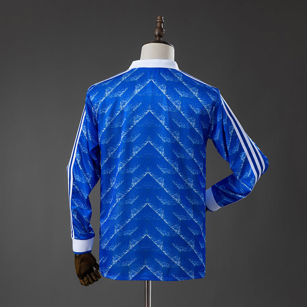 Camisola Karlsruher SC Principal 89/90 Retro - Manga Comprida