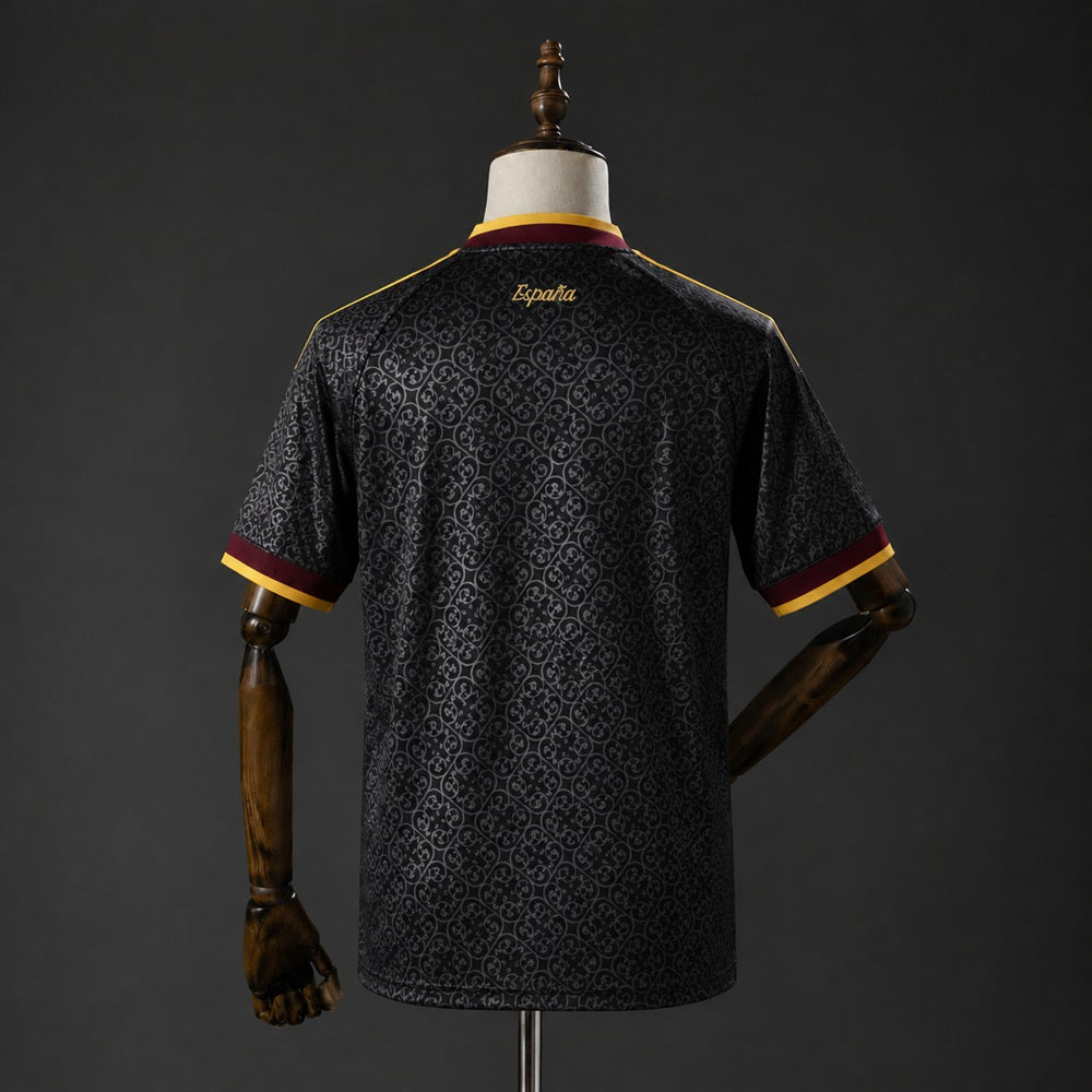 Camisola Espanha Edição Especial 2 Estrelas Preta 26/27 - Mundial 2026