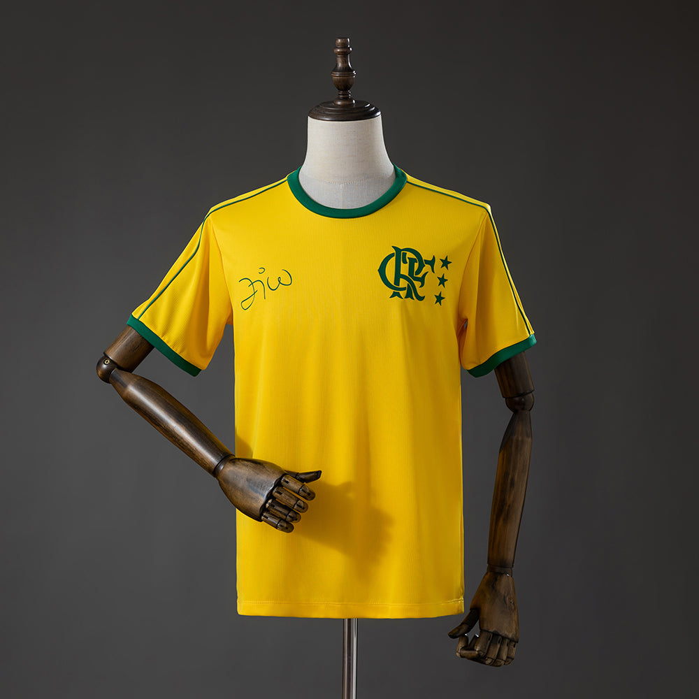 Camisola Flamengo Edição Especial Zico Amarela 26/27
