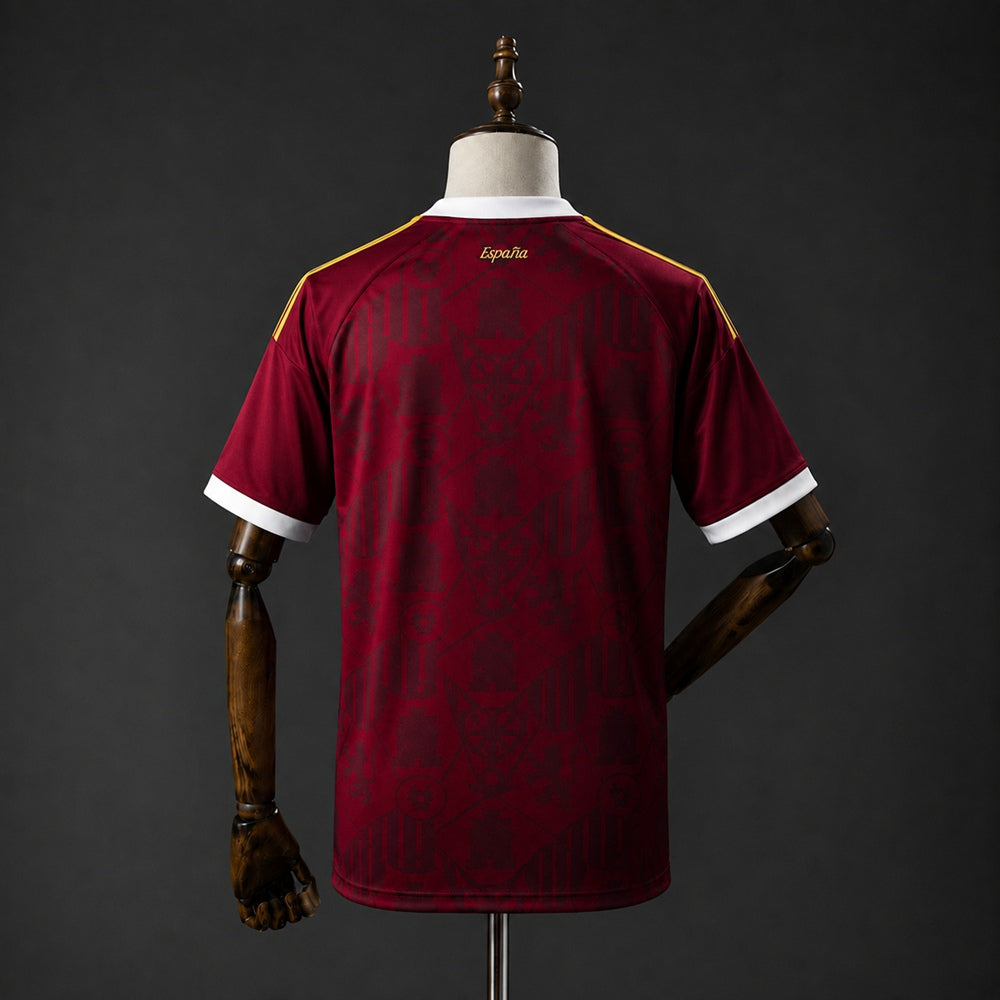 Camisola Espanha Edição Especial Campeã Grená 26/27 - Mundial 2026