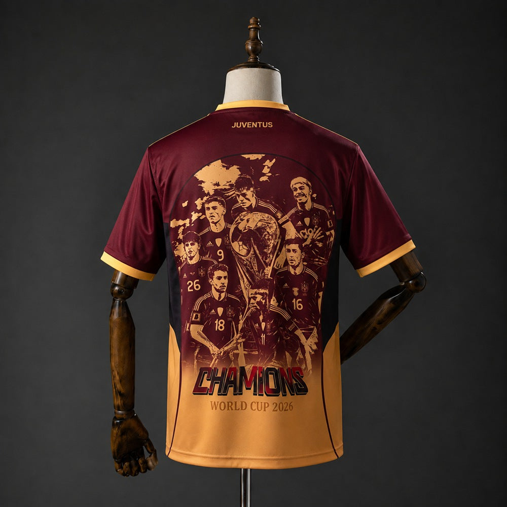 Camisola Espanha Edição Especial Campeã 26/27 - Mundial 2026