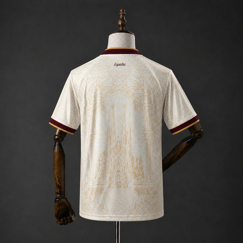 Camisola Espanha Edição Especial Campeã Branca 26/27 - Mundial 2026