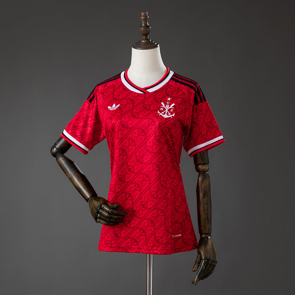 Camisola Flamengo Terceira 26/27 - Versão Feminina (Modelo 2)