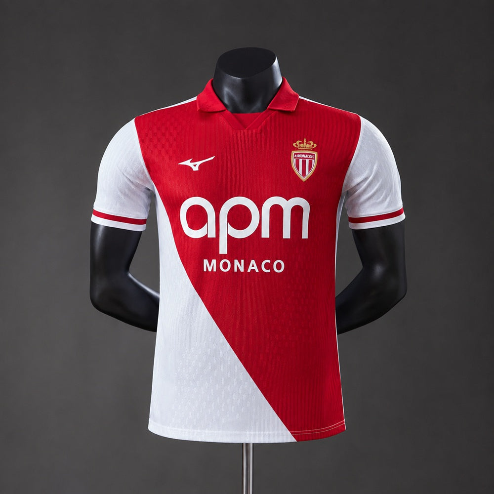 Camisola AS Monaco Principal 26/27 - Versão Jogador