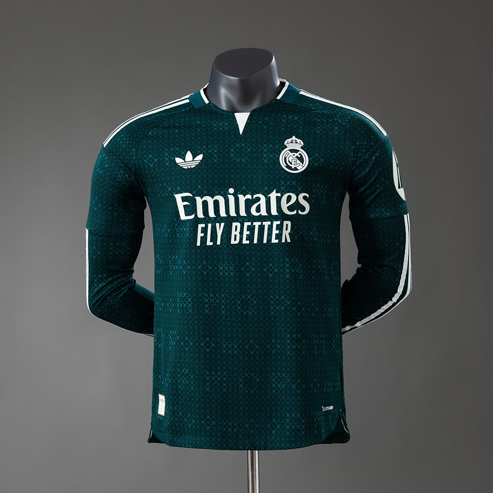 Camisola Real Madrid Alternativa 26/27 - Manga Comprida - Versão Jogador