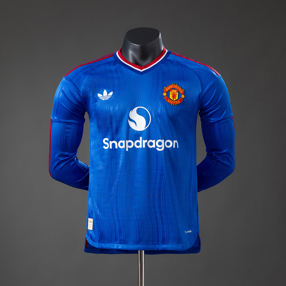 Camisola Manchester United Alternativa 26/27 - Manga Comprida - Versão Jogador