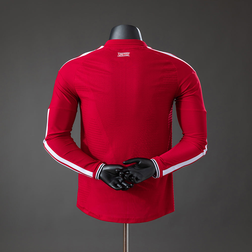 Camisola Manchester United Principal 26/27 - Manga Comprida - Versão Jogador