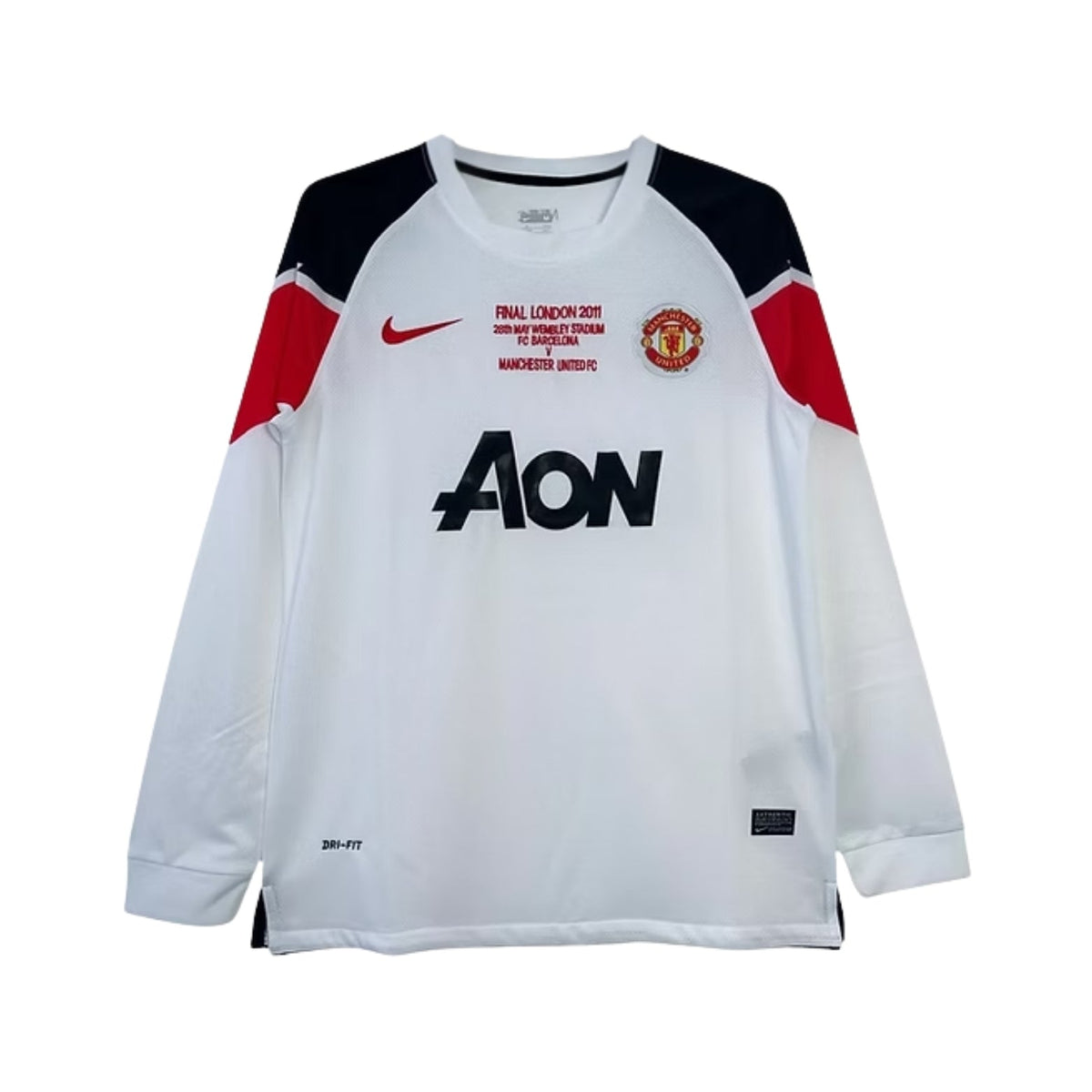 Camisola Manchester United Alternativa 10/11 Final da Liga dos Campeões - Manga Comprida