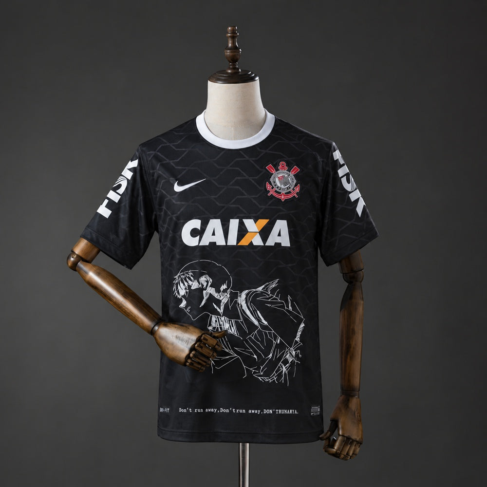 Camisola Corinthians Alternativa Edição Especial Evangelion 12/13 Retro