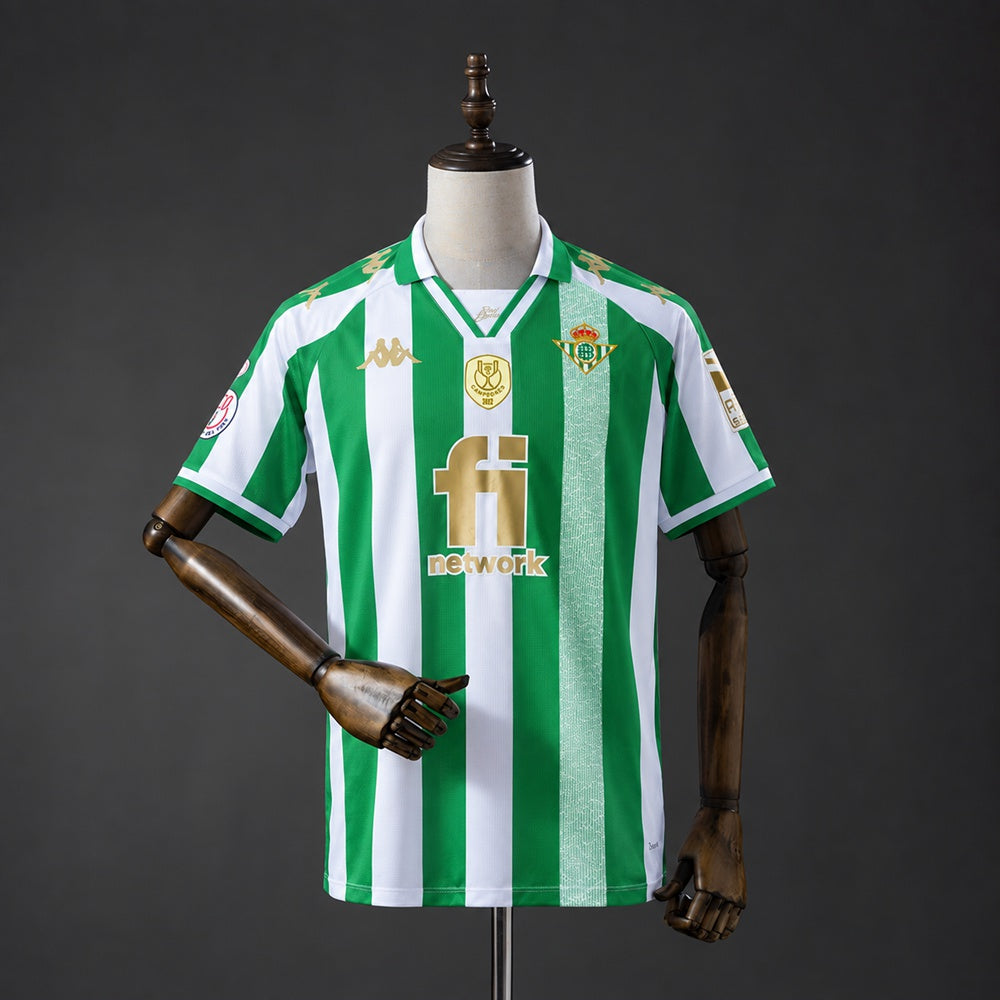 Camisola Real Betis Edição Especial Taça do Rei Dourada 11/12 Retro