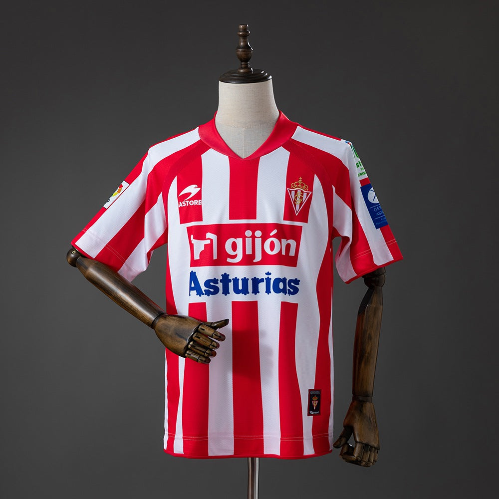 Camisola Sporting de Gijón Principal 08/09 Retro