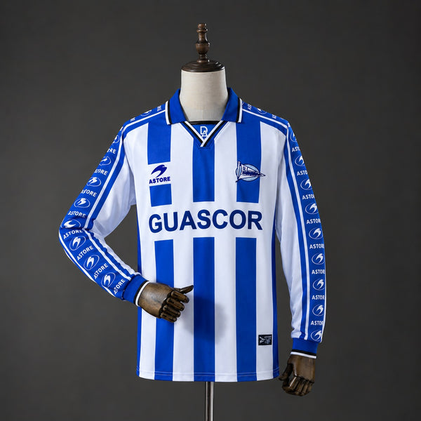 Camisola Alavés Principal 98/99 Retro - Manga Comprida