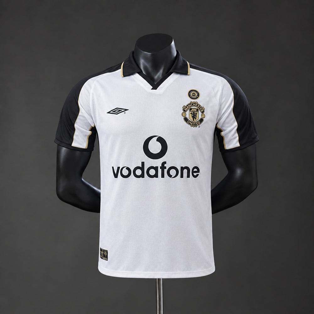Camisola Manchester United Edição Especial 100 Anos 01/02 Retro (Modelo 2)