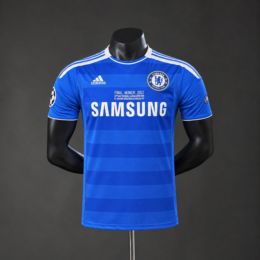 Camisola Chelsea Principal Liga dos Campeões 11/12 Retro - Versão Jogador