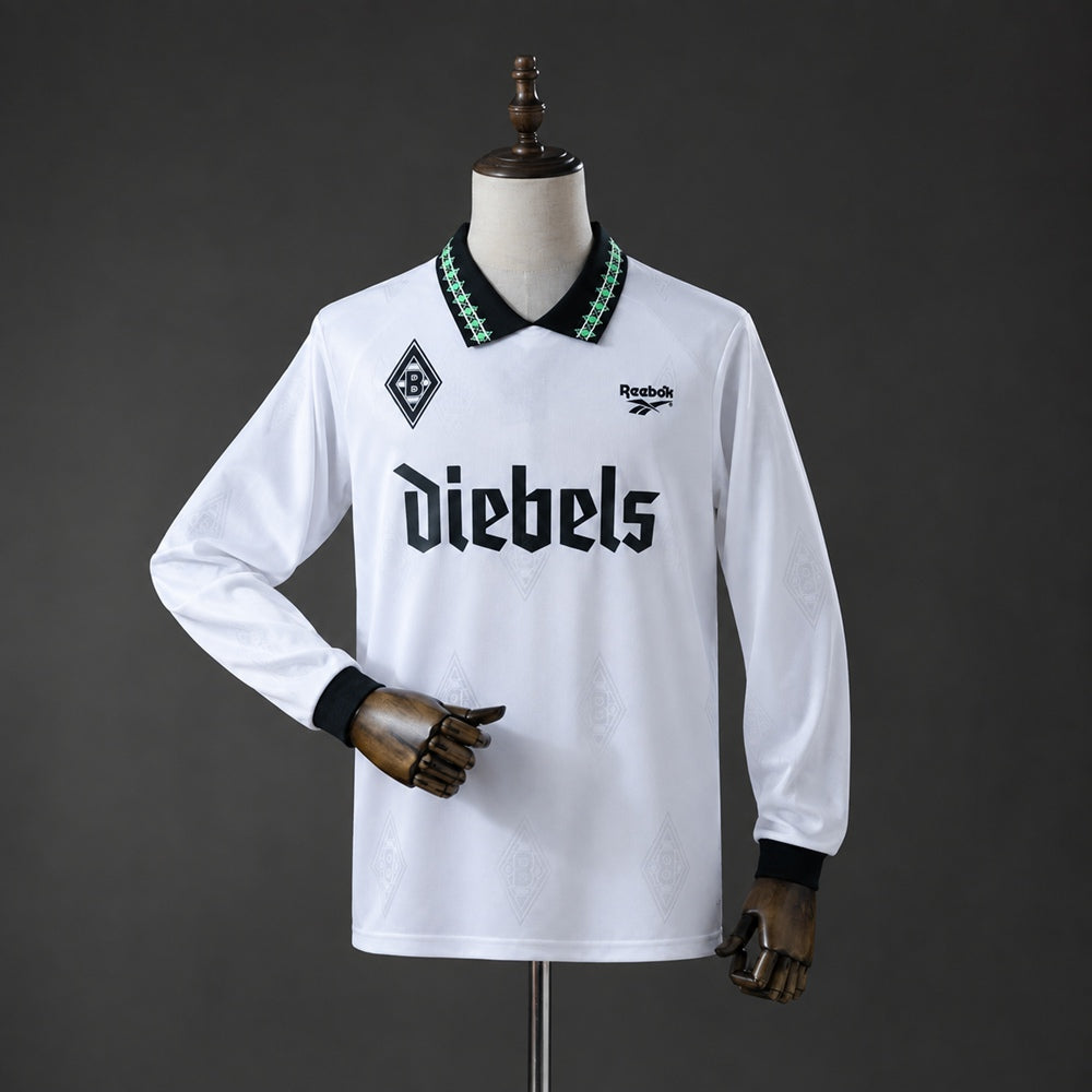 Camisola Borussia Mönchengladbach Principal 95/96 Retro - Manga Comprida