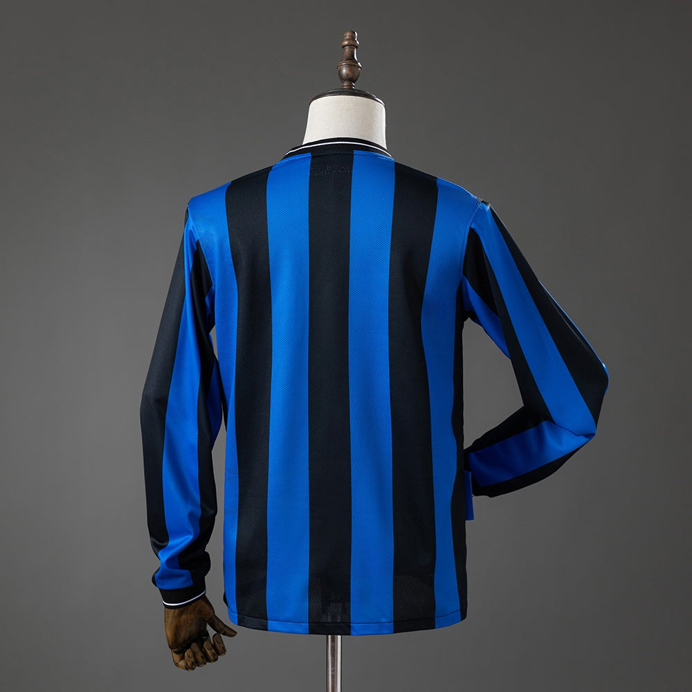 Camisola Inter de Milão Principal 09/10 Retro - Manga Comprida