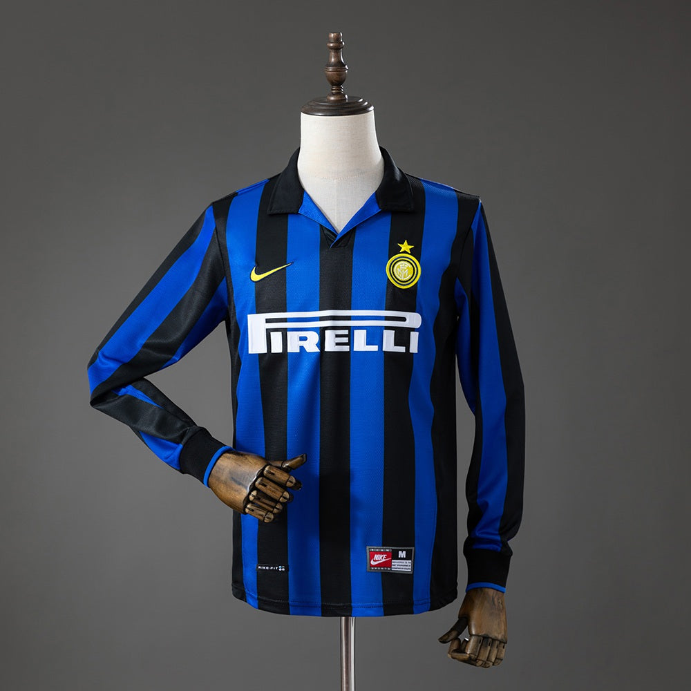 Camisola Inter de Milão Principal 98/99 Retro - Manga Comprida
