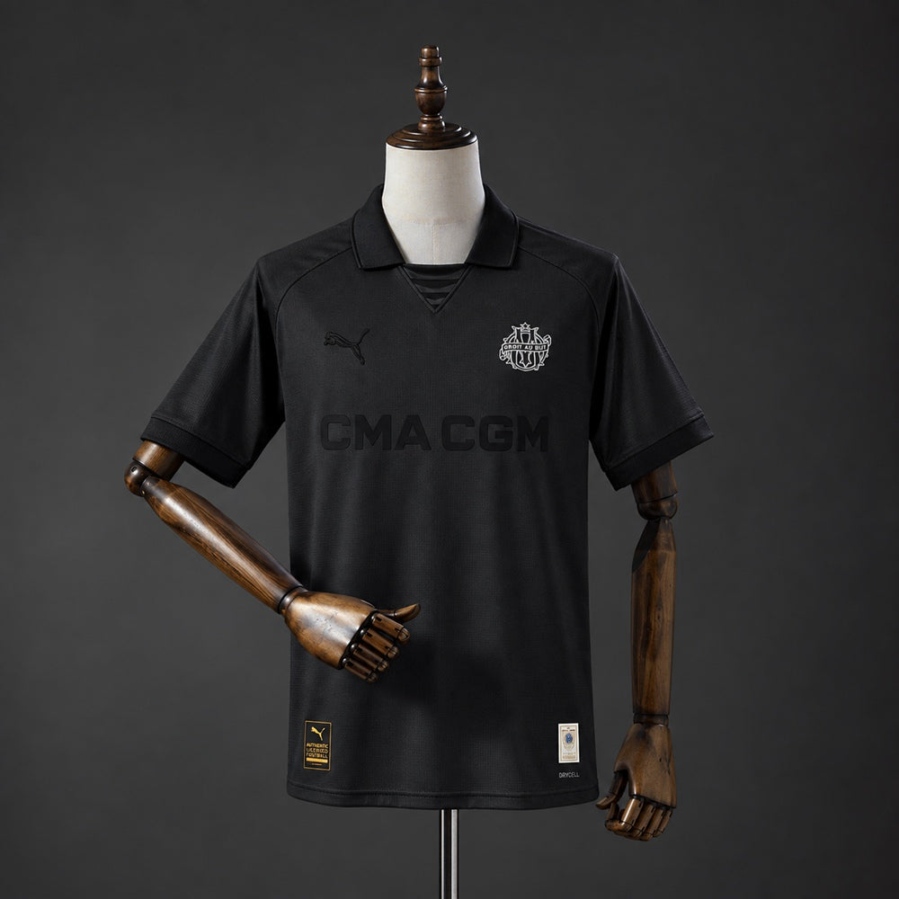 Camisola Olympique de Marselha Edição Especial 125 Anos Preta