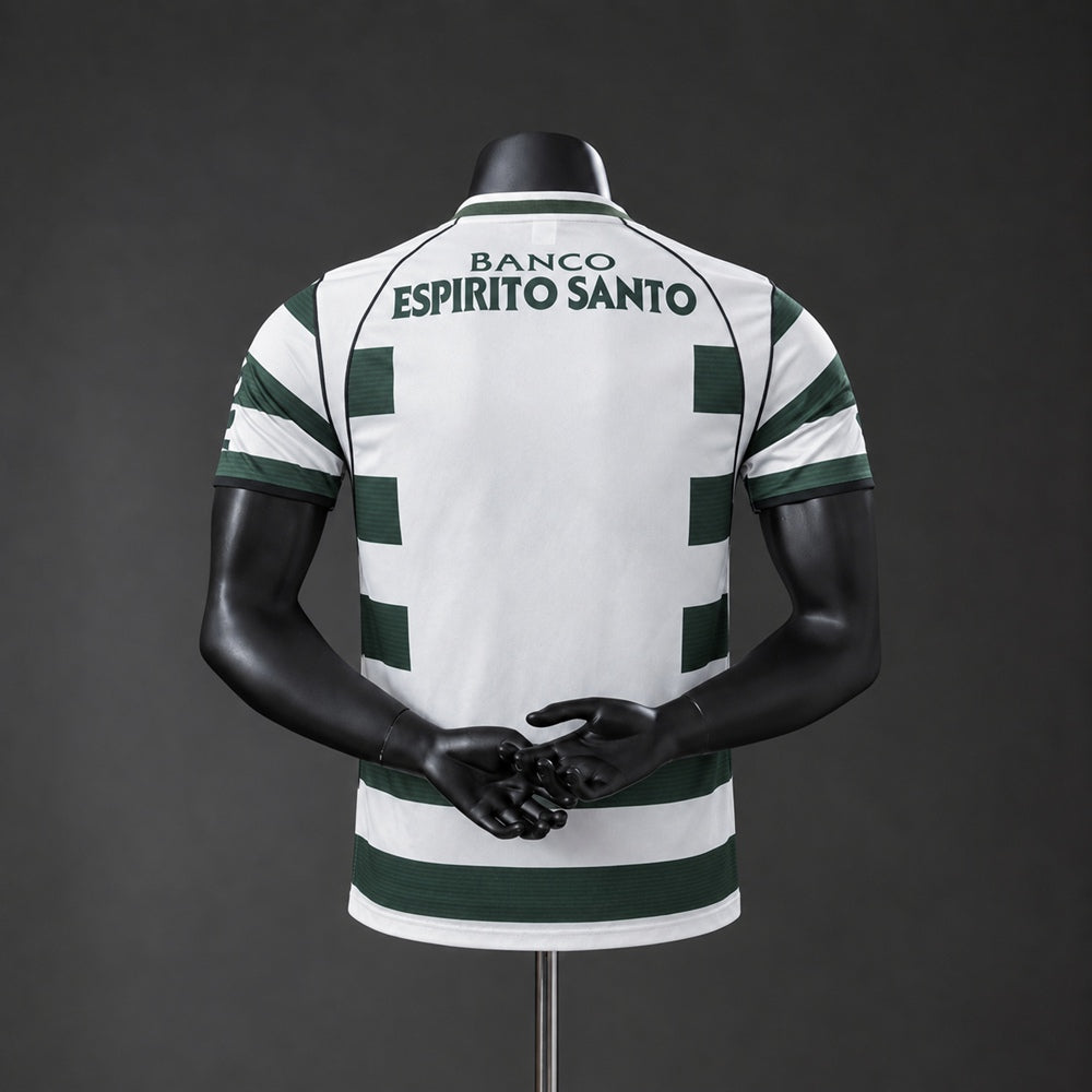 Camisola Sporting Principal 01/03 Retro - Versão Jogador